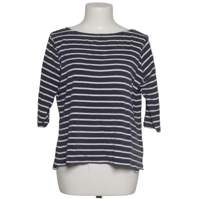 T-shirt à manches longues (Bleu, Blanc) de Basics Coton