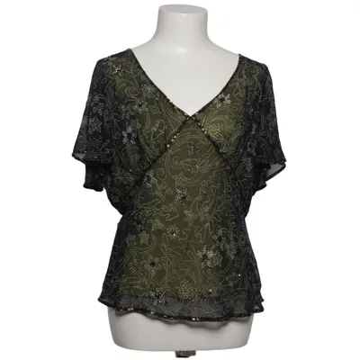Crop top (Groen, Zwart, Geel) van Wrap Zijde