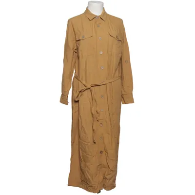 Robe chemise (Marron) de Gerard Pasquier Coton, Lin, Viscose