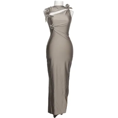 Dress (Gray) from Coperni Elastane, Polyamide
