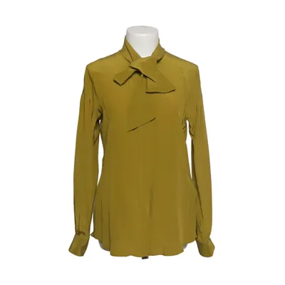 Pussy bow blouse (Green) from Caliban Silk