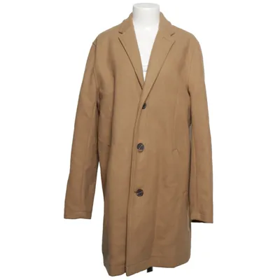 Coat (Beige) from Topman Polyester, Viscose, Wool
