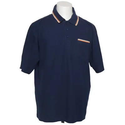 Polotrøje (Blå) fra Henry Morell Bomuld, Polyester