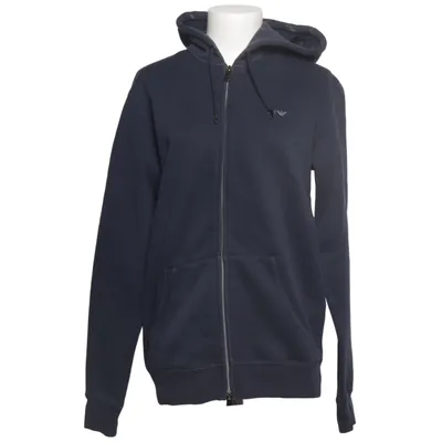 Hoodie (Black) from Armani Jeans Cotton, Elastane, Polyester
