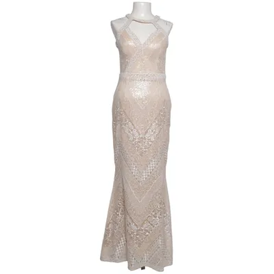 Robe de soirée (Beige, Blanc) de Invito Polyester