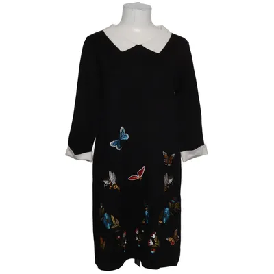 Klänning (Svart, Flerfärgad) från Yumi Bomull, Polyester