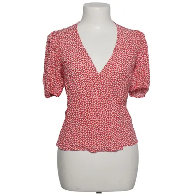 Wrap blouse (Red, White) from & Other Stories Viscose