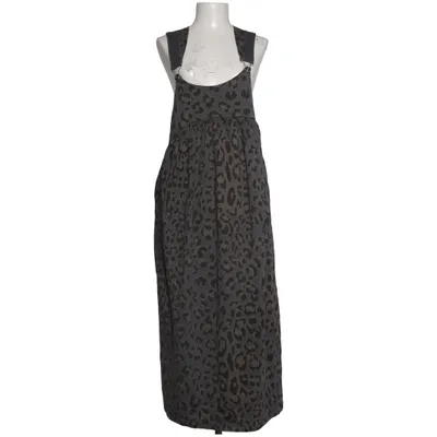 Robe salopette (Gris, Marron) de Wiya Coton, Élasthane