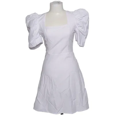 Jurk (Wit) van NA-KD Katoen, Polyester