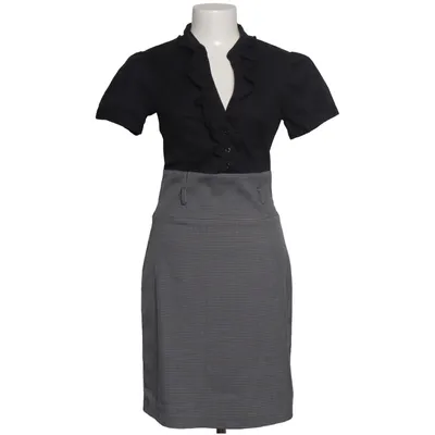 Dress (Black, White) from Philip Russel Cotton, Elastane, Polyester, Viscose