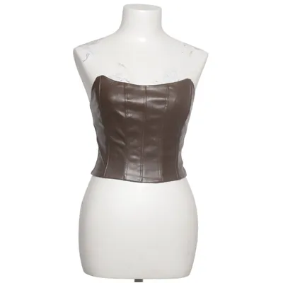 Tubetop (Brun) fra Vera & Lucy Polyester, Polyurethan