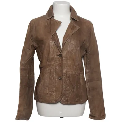 Läderkavaj (Brun) från Macys Bomull, Polyester