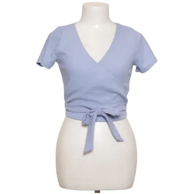 Wrap top (Blue) from Hollister Elastane, Polyester, Viscose