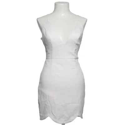 Robe de cocktail (Blanc) de Luvalot Coton, Polyester
