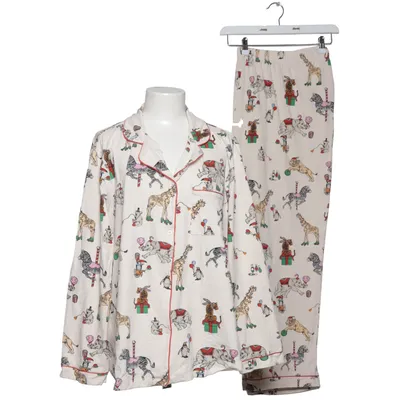 Pyjamasz (Beige, Flerfarvet) fra Chelsea Peers Elastan, Økologisk bomuld