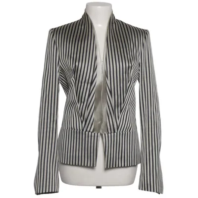 Blazer (Zwart, Wit) van Haider Ackermann Katoen, Zijde, Viscose