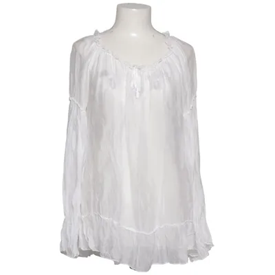 Blouse (Blanc) de Me & You Soie, Viscose