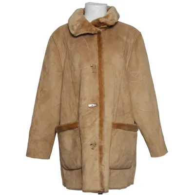 Shearlingjacka (Beige) från Your 6th Sense Akryl, Polyester