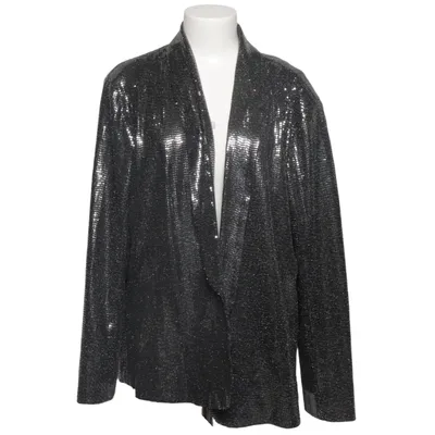Kavaj (Svart, Silverfärgad) från Fiorella Rubino Elastan, Metallfiber, Polyester
