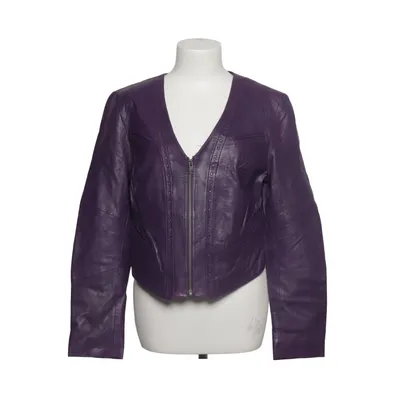 Läderjacka (Lila) från Alba Moda Skinn, Polyester