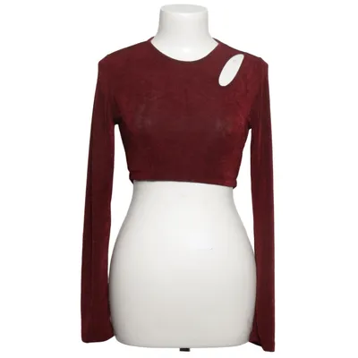 Crop top (Red) from Electric Elastane, Polyester