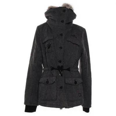 Duffle coat (Gris) de Sublevel Acrylique, Coton, Polyamide, Polyester, Viscose, Laine