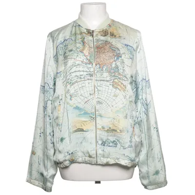 Bomberjakke (Hvid, Flerfarvet) fra Future Past Polyester