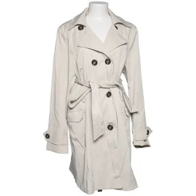 Trench-coat (Beige) de Flame Coton, Élasthane, Polyester