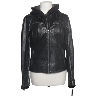 Leather jacket (Black) from Gipsy Cotton, Leather
