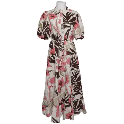 Maxi jurk (Roze, Bruin, Wit, Meerkleurig) van H&M Katoen