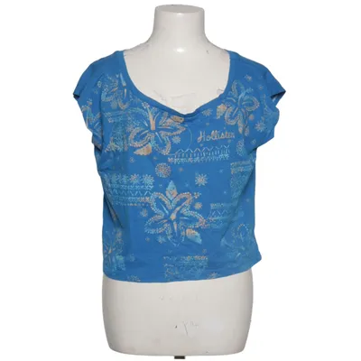 T-shirt (Bleu) de Hollister Coton, Polyester