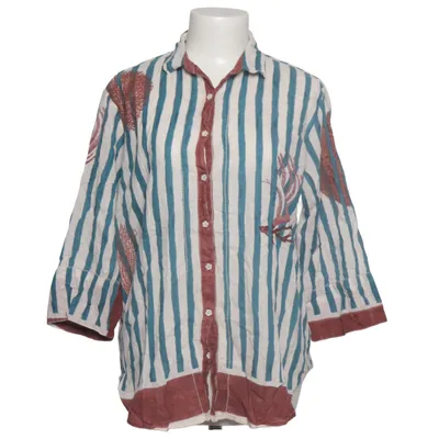 Shirt (White, Green, Multicolored) from Antica Sartoria Cotton