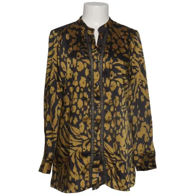 Bluse (Schwarz, Braun) von Sarah Kern Elasthan, Polyester, Viskose