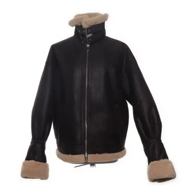 Shearling jas (Bruin, Beige) van Mango Polyester