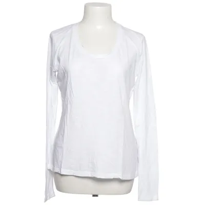 Langærmet t-shirt (Hvid) fra American Vintage Bomuld, Viscose
