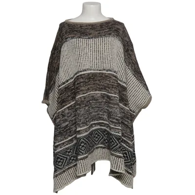 Poncho (Black, Beige, White) from Gap Polyester, Wool