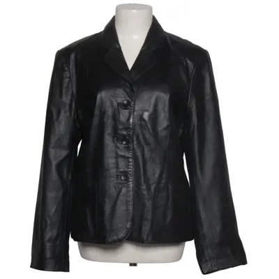 Läderkavaj (Svart) från Avitano Skinn, Polyester