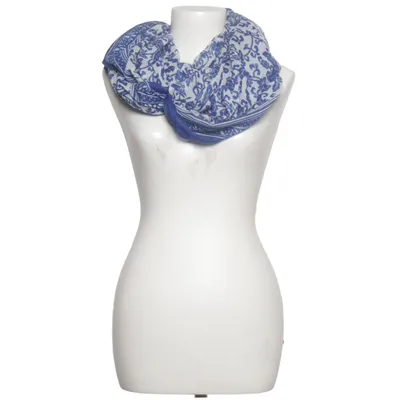 écharpe circulaire (Bleu, Blanc) de Anna Field Polyester