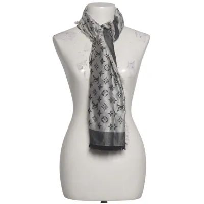 Halstørklæde (Monogram Shawl) fra Louis Vuitton Silke, Uld