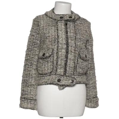 Cardigan (Grå, Hvid, Sort) fra Zara Knitwear Akryl, Polyamid, Polyester, Uld