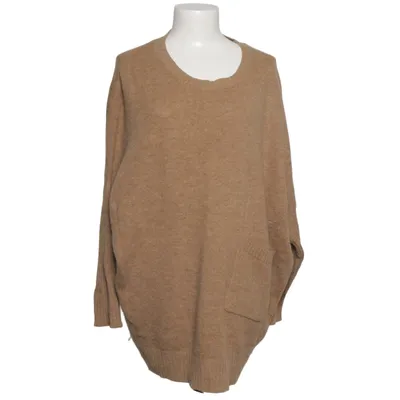 Tröja (Beige) från Biscote Polyester, Kaninpäls