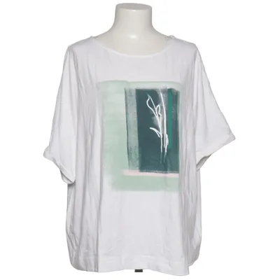 T-shirt (White, Multicolored) from Gerry Weber Collection Cotton, Elastane, Modal