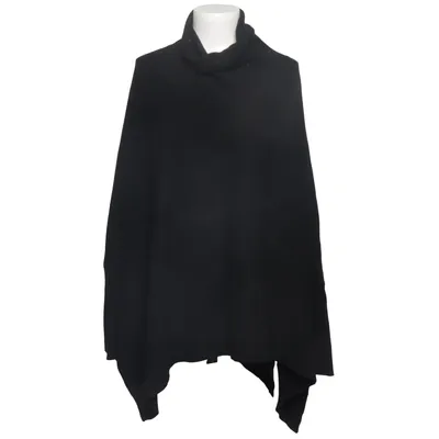 Poncho (Svart) från DKNY Kashmir, Ull