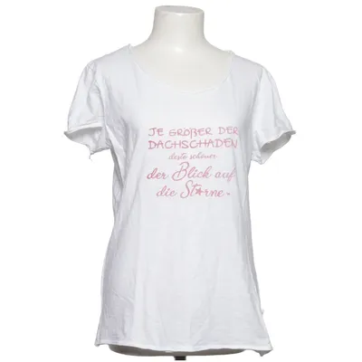 T-shirt (Weiß, Pink) von Heimatliebe Baumwolle
