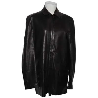 Veste longue en cuir (Noir) de JOOP! Cuir