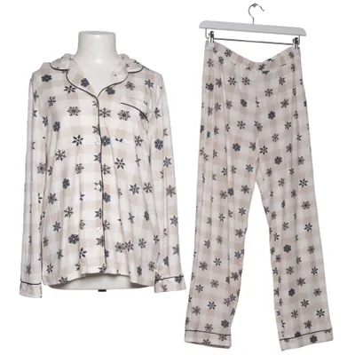Pyjama (Beige, Weiß, Schwarz) von Chelsea Peers Elasthan, Recyceltes Polyester