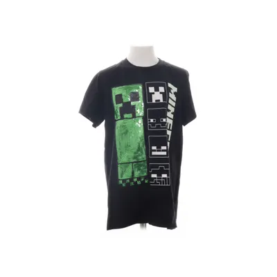 T-shirt (Svart, Grön, Vit) från Minecraft Bomull