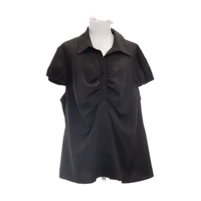 Kortärmad skjorta (Svart) från Shein Curve Polyester