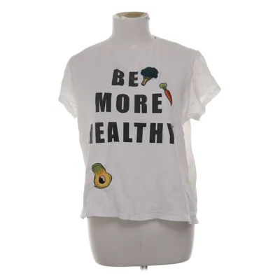 T-shirt (Hvid, Flerfarvet) fra Mango Denim & Tees