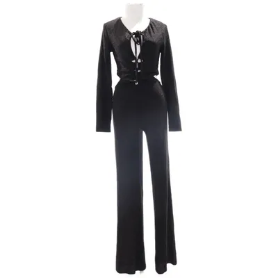 Jumpsuit (Black) from Ann Christine Elastane, Metallic fiber, Polyamide